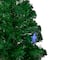 4ft. Pre-lit Fiber Optic Color Changing Artificial Potted Christmas Tree, Multicolor LED Star Lights